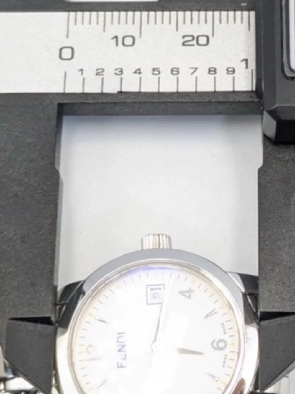Authentic Fendi luxury designer stainless steel watch